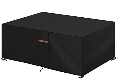 SanGlory Funda Protectora para Muebles, 600D Oxford Cubierta de Muebles de Jardín, Funda Mesa Jardin Impermeable Funda Sofa Jardin Exterior Fundas para Mesas y sillas, Anti-UV, 250x150x90cm