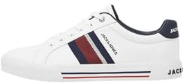 JACK & JONES Sneaker da Uomo Jfwgorgon Canvas SN, Bianco, 42 EU