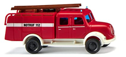 Wiking 096138 Feuerwehr TLF 16 (Magirus) Miniaturmodell Spur N (1:160), Kein Spielzeug!!