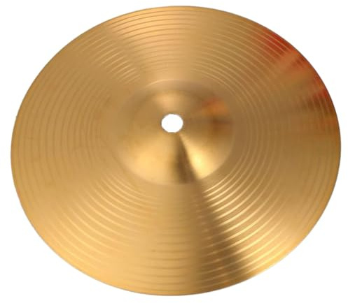Oshhni Crash cymbale pratique cymbale en alliage de laiton Instruments de Percussion Performance batteurs débutants cymbales de tambour professionnel, 16 pouces