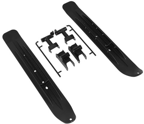 Gavigain 1 Paire de Luge de Course de Neige, Luge de Ski, Planche de Glisse, Corde de Traction rétractable, Luge de vélo de Neige, capacité de Poids de 220 LB pour Adultes