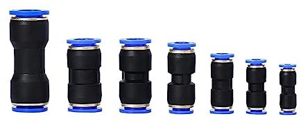 Pneumatische Armaturen, pneumatischer Schlauchverbinder, Air Push-Schnellverbinder, Serie Push to Connect, 4~12 mm Kunststoff-Schnellverbinder, gerader pneumatischer Luftschlauch-Schlauchverbinder(4MM