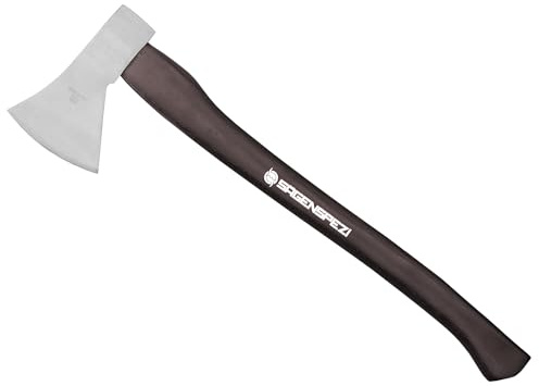 SÄGENSPEZI hacha de sierra de motor 60cm hacha de madera Asteracha 1000g con mango de madera nogal
