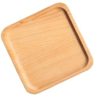 Garneck Handgemachte Platte Obst Serviertablett Brot Gerichte 13x13x1 2 cm Platz