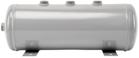 Air Compressor Reservoir Tank Air Compressor Tank Large Small Mini 26 20 16 13 10 8 6 4 2 1 Gallon, Industrial High Pressure Air Reservoir with Accessories, Horizontal Gas Canister Carrier(8 L/2.1 Ga