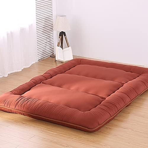 Faltbare Matratze für den Boden, japanisches Futonbett, tragbare Isomatte, platzsparende Futon-Matratze für Zuhause, 135 x 200 cm, ideal für Gäste und kleine Räume