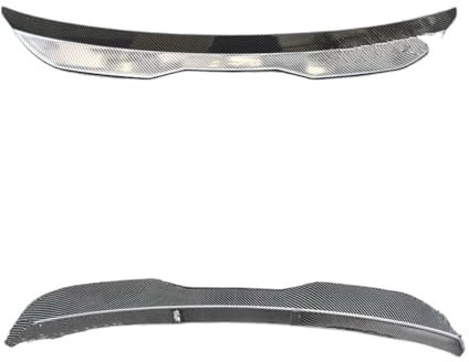 Auto Heckspoiler Für Ford Für Fiesta MK6 ST 2004 2005 2006 2007 2008 Auto HECKFLÜGEL LIPPENSPOILER ABS-Kunststoff Glänzend Schwarz Dachflügel Heckspoiler(Carbon Fiber Pattern)