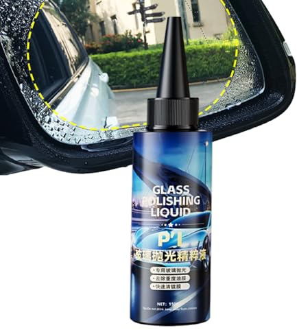 Rimuovi Grasso per Vetri Auto - Detergente per Parabrezza da 150ml - Lucidante Universale per Pneumatici Fanali Specchietti Moto