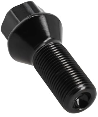Tornillos Antirrobo Coche,Tuercas Ruedas Coche 2 Pernos Rueda Negros M14x1.25, P/N 36136890324, Uso Apto for BMW X3 X5