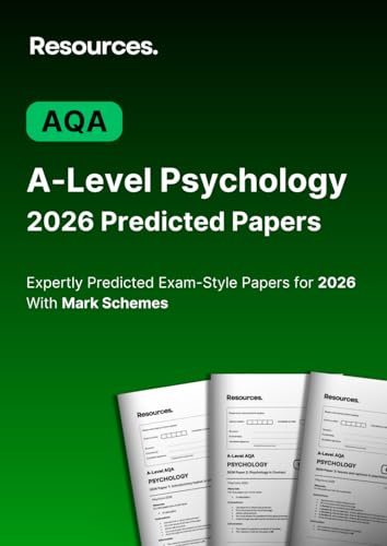 A-Level Psychology AQA Predicted Papers for 2026: (7182)