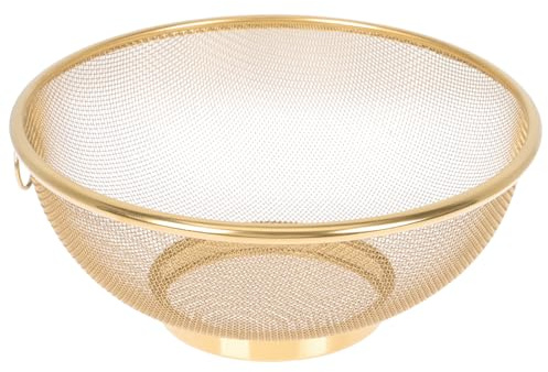 TOMETURE Filtro a Rete in Acciaio Inox 20 CM Colino a Maglie Fini per Frutta e Verdura Scolapasta di Metallo Piccolo per Cucina Quotidiana