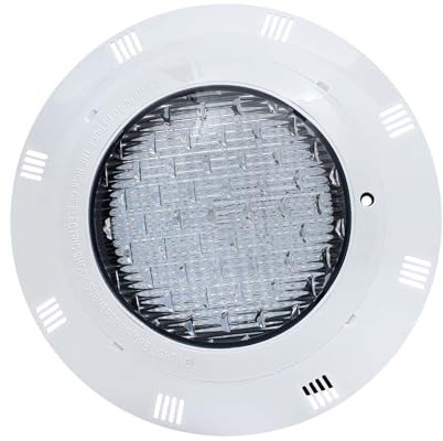 EGBNSY Projecteur Piscine LED, 45W 2500lm Projecteur Piscine, Spot LED Étanche IP68 avec 460 LEDs RGB et Cordon 1.87m,Angle 120°Coque, Lampe Led Angle pour éclairage, Bassin, Parc Aquatique