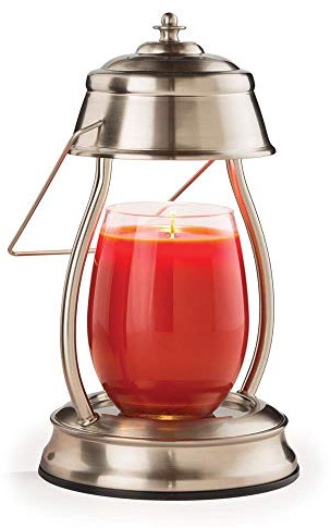 Candle Warmers Hurricane Laterne Kerzenwärmer silber nickel
