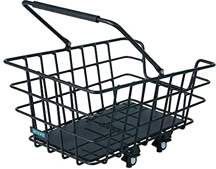 Around College Hinterradkorb Schwarz One Size