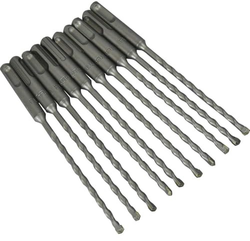 Faithfull FAISDS55160B - Punta per trapano SDS per muratura, 5,5 x 100 x 160 mm, confezione da 10, colore: argento
