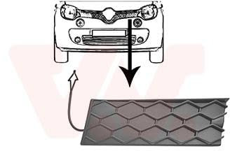 VAN WEZEL Griglia radiatore 4368511