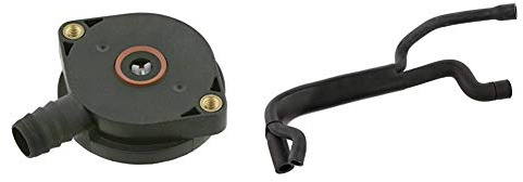 febi bilstein 26101 Entlüftungsventil für Kurbelgehäuse, 1 Stück & 32246 Entlüftungsschlauch für Kurbelgehäuse, 1 Stück
