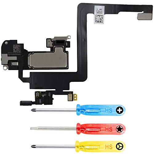 MMOBIEL Oreillette Compatible avec iPhone 11 Pro 2019 - Remplacement des Haut-parleurs/Oreillettes - Capteur de proximité et Tournevis Inclus
