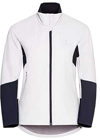 Odlo Damen ENGVIK Jacke, white - dark sapphire