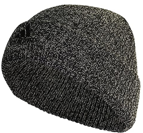 adidas Unisex Woolie Mélange Beanie, Black/Grey Two, HG7786, OSFM
