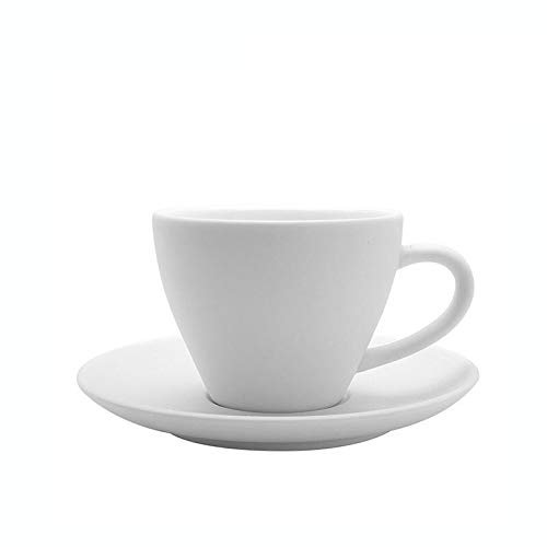 Taza de café, Juego de Tazas de café de cerámica de Color sólido Simple, Taza de café Lahua Latte, Plato, Capuchino Continental
