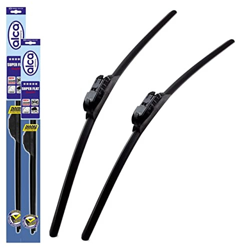 Fits Vauxhall Adam 2012-onwards Alca Germany Flat Windscreen Wiper Blades Front 2616 ASF2616TL