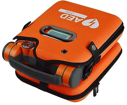 NGARY Sac De Rangement DAE, Sac À Dos Vide pour Défibrillateur De Sauvetage avec Bretelles Réglables Et Couleur Attrayante, pour Le Traitement des Traumatismes des Premiers Intervenants