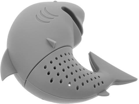 Luxshiny Novelty Shark Tea Infuser Wiederverwendbarer Silikon Teefilter Für Losen Tee Leicht Zu Reinigen Für Zuhause Büros Und Teehäuser