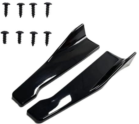 Frontspoiler Universal Auto Vorne Hinten Stoßstange Streifen Lip Spoiler Diffusor Splitter Kratzschutz 48CM Länge Frontstoßstange Lippe Spoiler(A)
