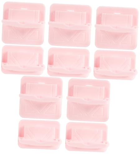 Steckdosensicherungen für Babys aus Abs Kunststoff Rosa | Einfache Montage, Kindersichere Abdeckung für Steckdosen, Schutzkappen im 10 Stück