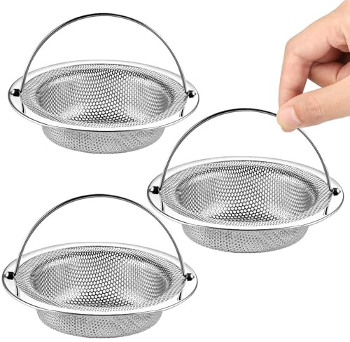 HaploS 3 stycken avloppssilar, sil för diskbänk, dusch och badkar