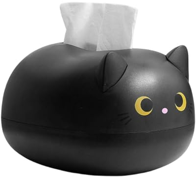 Taschentücher Box - Niedliche Taschentuchbox, Cartoon Katze Tissue Box | Papiertuchspender in Cartoon-Katzenform, Desktop-Toilettenpapierhalter für Badezimmer, Wohnzimmer, Schlafzimmer, Auto