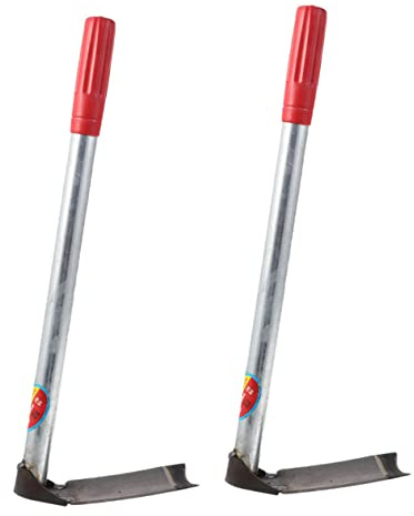 HEMOTON 2 Pièces Outil de Jardinage à Main pour Creuser Désherber Houe Pratique pour Jardin École