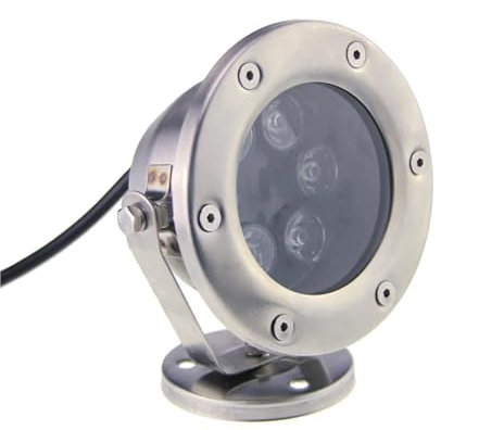 MINING Proiettori per esterni, Lampada Da Incasso A LED 6W / 12W / 18W / 24W / 36W Rosso Verde Blu IP68 LED Acquario Subacqueo Piscina Serbatoio Di Pesce RGB Spot Light(Cold White,6W)