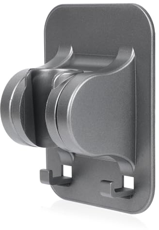 Verstellbar Handbrausehalter, Stark Haftend Brauseschlauch Halterung Wasserdicht Brausestangenhalter für Wand mit Haken für Badezimmer