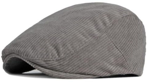 YAMEE Baskenmütze Herren Cord Wärme,Flatcap Unisex Schlichte Vintage,Schiebermütze Herren Verstellbar Casual,Newsboy,Driving Cabbie,Jagdmütze,Einheitsgröße