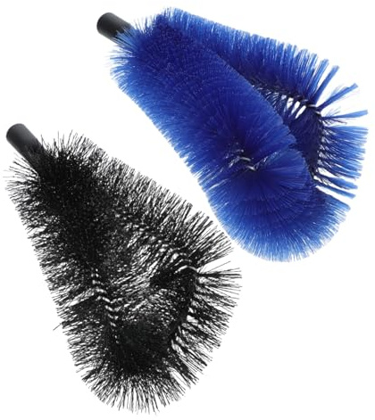 NUOBESTY 2pièces Tête De Brosse Pour Dépoussiéreur De Toiles Araignée Nettoyage De Gouttières Élimination Poussière Outil De Service Extérieur