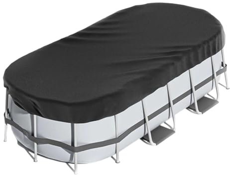 FACAIIO Rectangular Pool Cover for Above Ground Swimming Pool, 210D Oxford Cloth, Enhanced Stability, 7x10ft/7x13ft/8x14ft