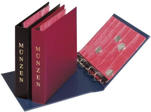 PAGNA Münzalbum Kunstleder blau