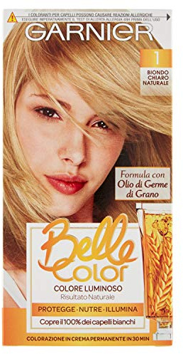 Garnier Belle Color Colorazione Permanente, 1 Biondo Chiaro