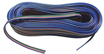 LitaElek 20m 22AWG RGB Verlängerungskabel 4-poliger LED Strip Verlängerung Kabel RGB 5050 3528 2835 LED Strip Extension Cord Cable LED Stripe Verbindungskabel LED Band Verbinder LED Anschlusskabel LED