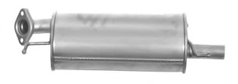 VEGAZ SZS-73 Endschalldämpfer Hinten Kompatibel mit SUZUKI SWIFT III MZ, EZ 1430062J00 1430063JB1 1430062JD0