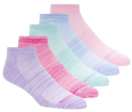 Skechers Active Low Cut 5-pack, damstrumpor S108158, storlek 9–11), Kombination av kakor, Tamaño de calcetin: 42-44