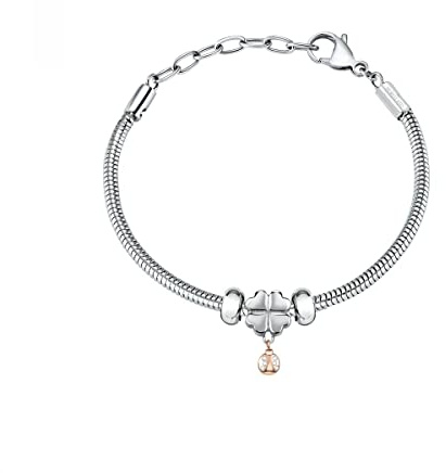 Morellato Drops Bracciale Donna, in Acciaio, Cristalli - SCZ1127