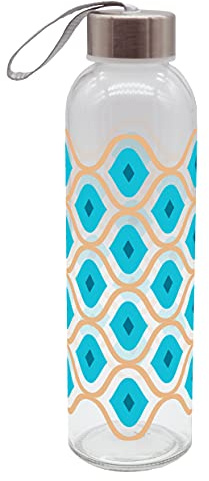 Gedalabels Trinkflasche Retro 500ml Glas
