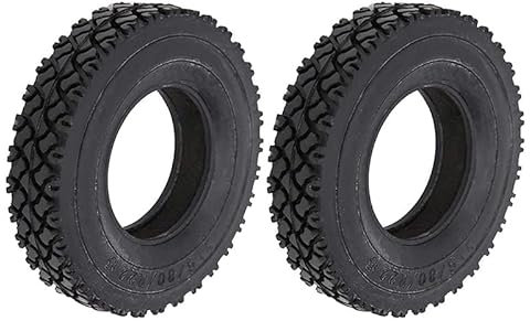 RC-Modell, All-Terrain-Gummi, 88 mm, Reifen (2) für Tamiya 1/14 Traktor-LKW, B = 20 mm