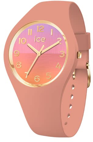 Ice-Watch - ICE horizon Clay - Rosa Damenuhr mit Silikonarmband - 021355 (Small)