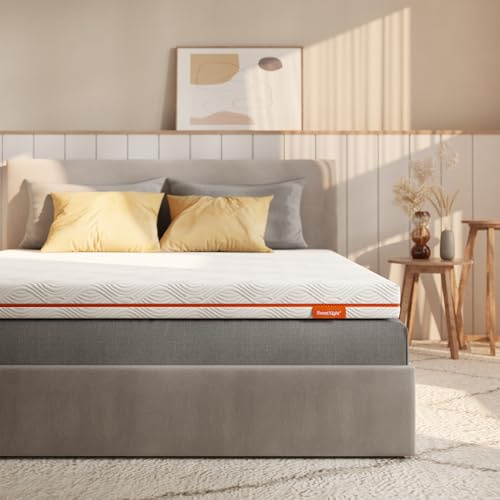 Sweetnight Surmatelas 140x200 en Mousse Gel Moelleux, 10cm, 2 Personnes