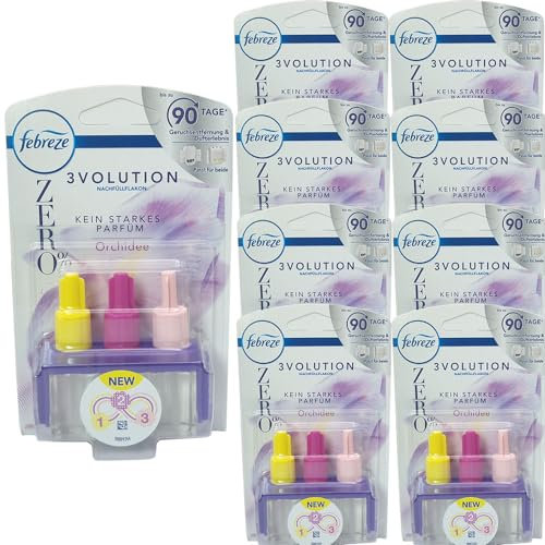 Febreze 3Volution Orchidee Zero% Nachfüllflakon 9 x 20ml