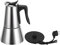 Cafetera de 300 Ml, Cafetera Eléctrica de Acero Inoxidable, Cafetera Casera, Cafetera Italiana de Moca Exprés, Tetera de café de Acero Inoxidable para Uso Doméstico en la Cocina